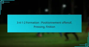 3-4-1-2 Formation : Positionnement offensif, Pressing, Finition